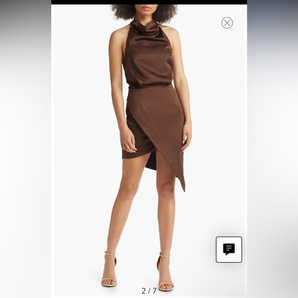 Elliatt Chocolate Camo Dress NWT Size M 🤎 - Picture 1 of 11